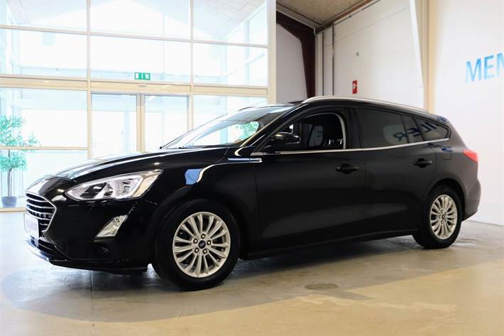 Sort Ford Focus fra 2019