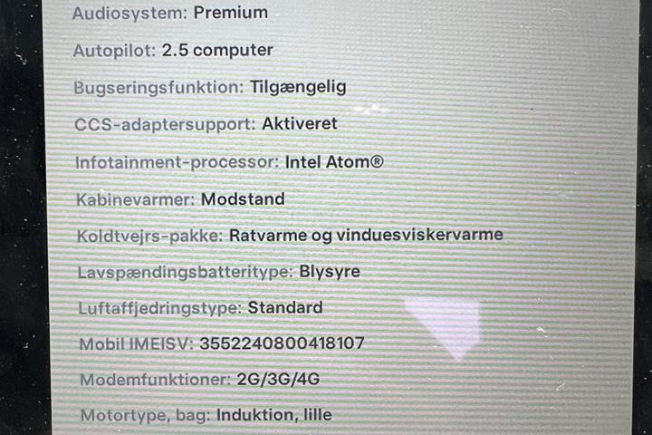 Sort Tesla Model X fra 2019