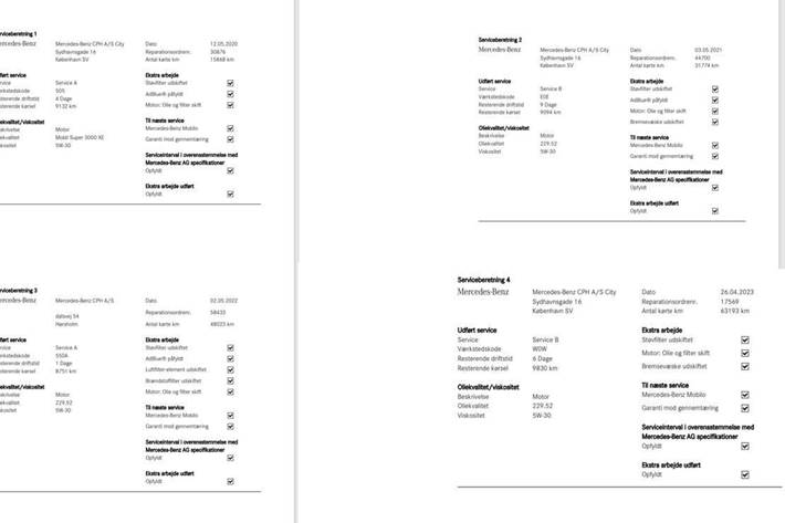 Sort Mercedes E300 de fra 2019