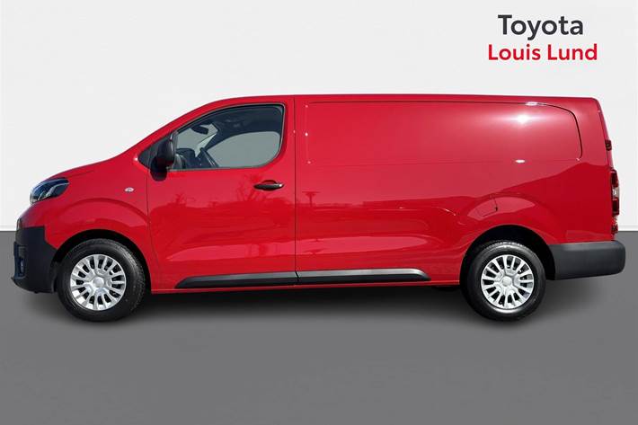 Rød Toyota ProAce fra 2024