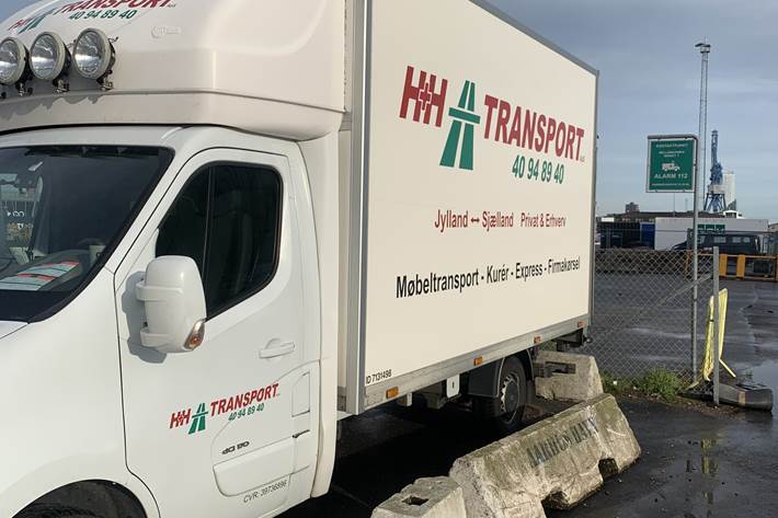 Hvid Renault Master fra 2017