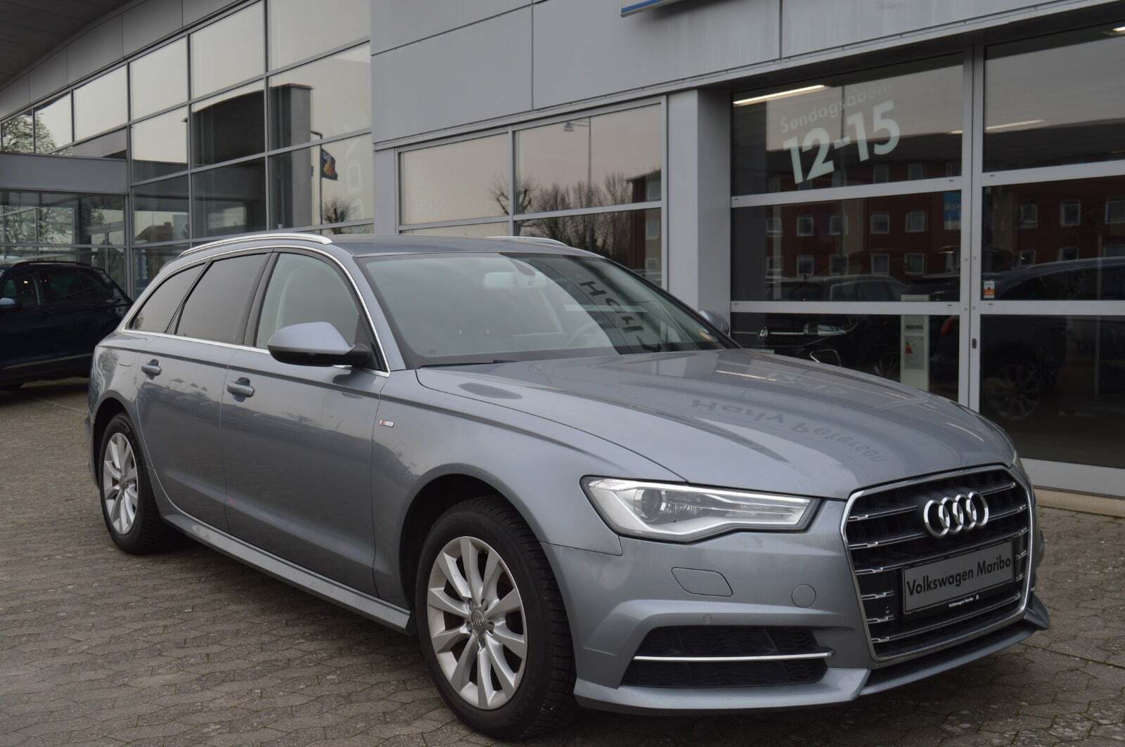 Grå Audi A6 fra 2018