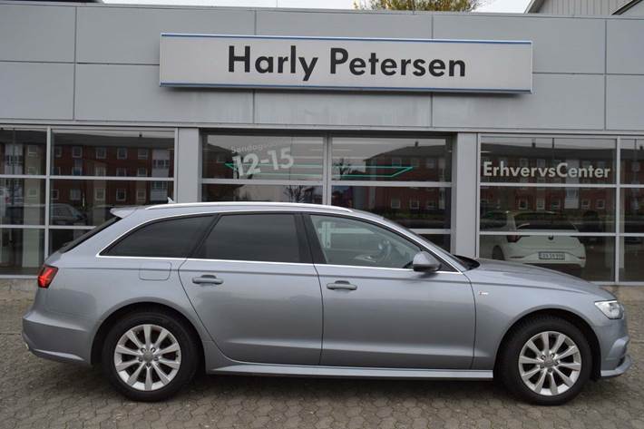 Grå Audi A6 fra 2018