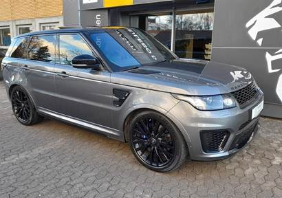 Land Rover Range Rover sport 5,0 V8 S/C SVR 4x4 550HK 5d 8g Aut.