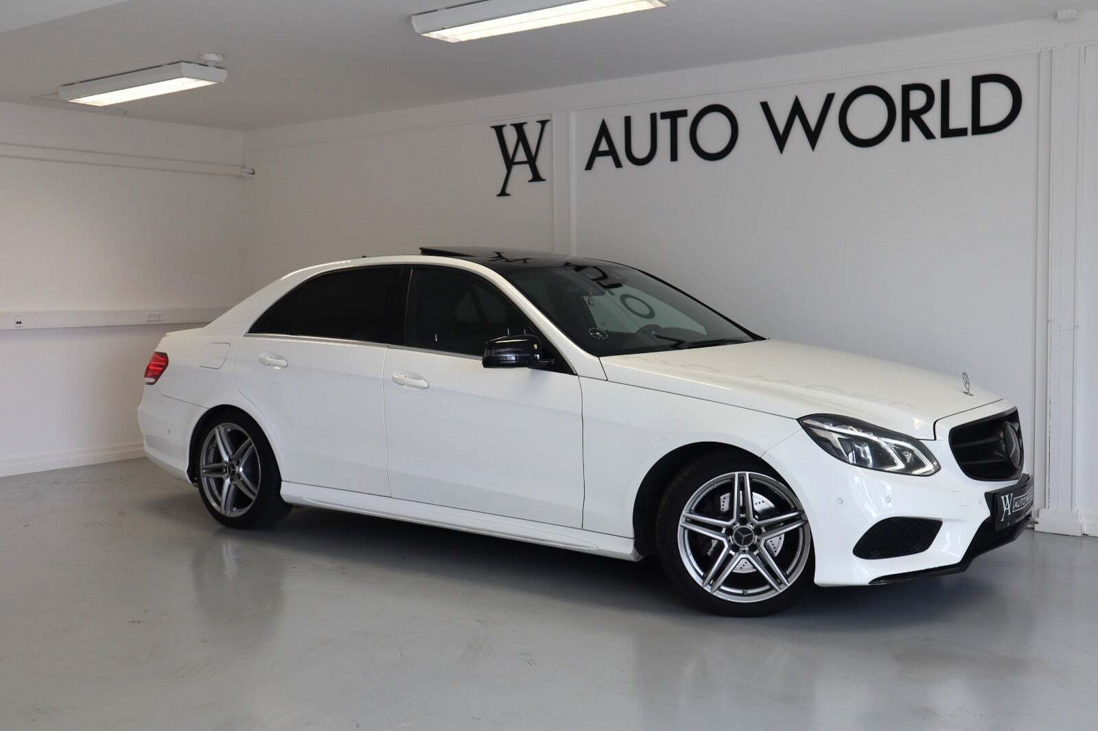 Hvid Mercedes E250 fra 2014