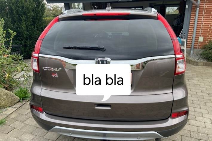 Grå Honda CR-V fra 2017