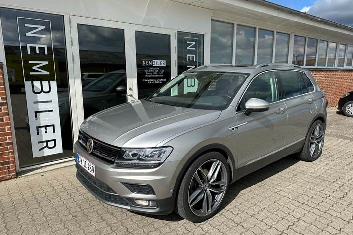 Grå VW Tiguan fra 2018