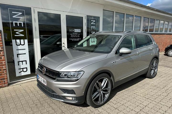 Grå VW Tiguan fra 2018