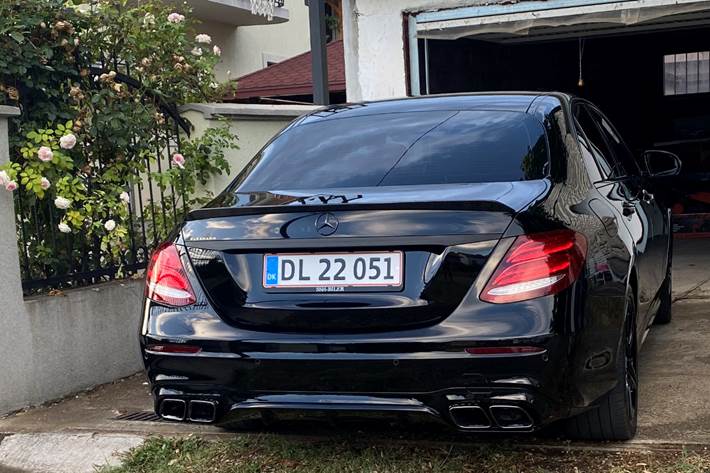 Sort Mercedes E-Klasse fra 2018