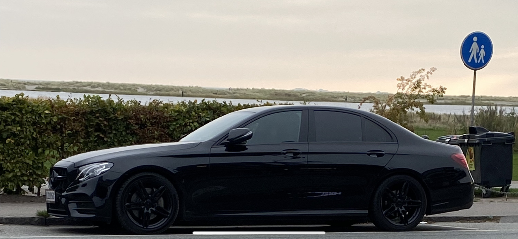 Sort Mercedes E-Klasse fra 2018