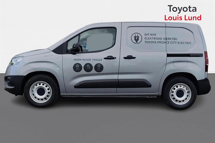 Grå Toyota Proace City Electric fra 2024