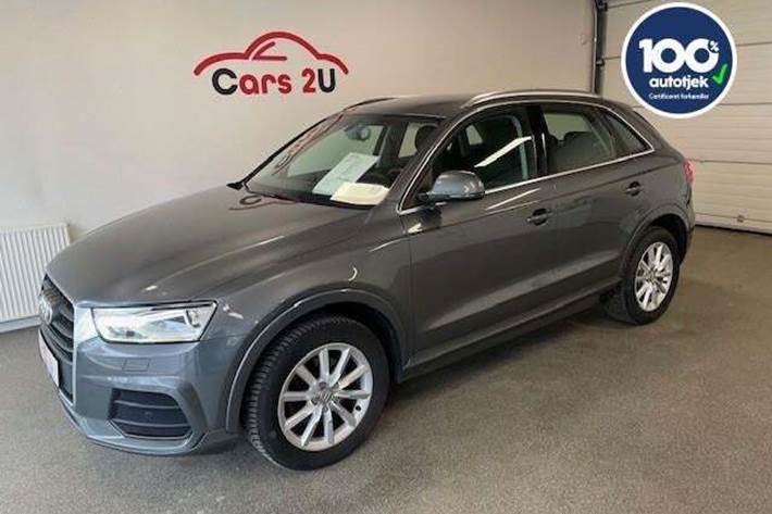 Grå Audi Q3 fra 2015
