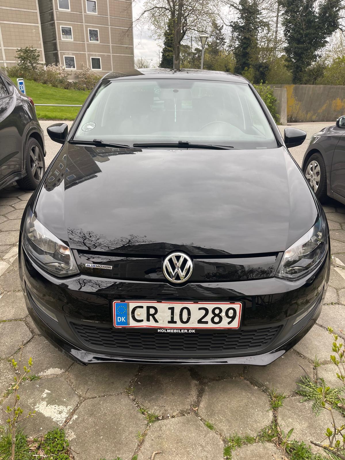 Sort VW Polo fra 2014