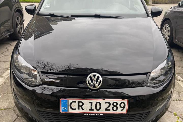 Sort VW Polo fra 2014
