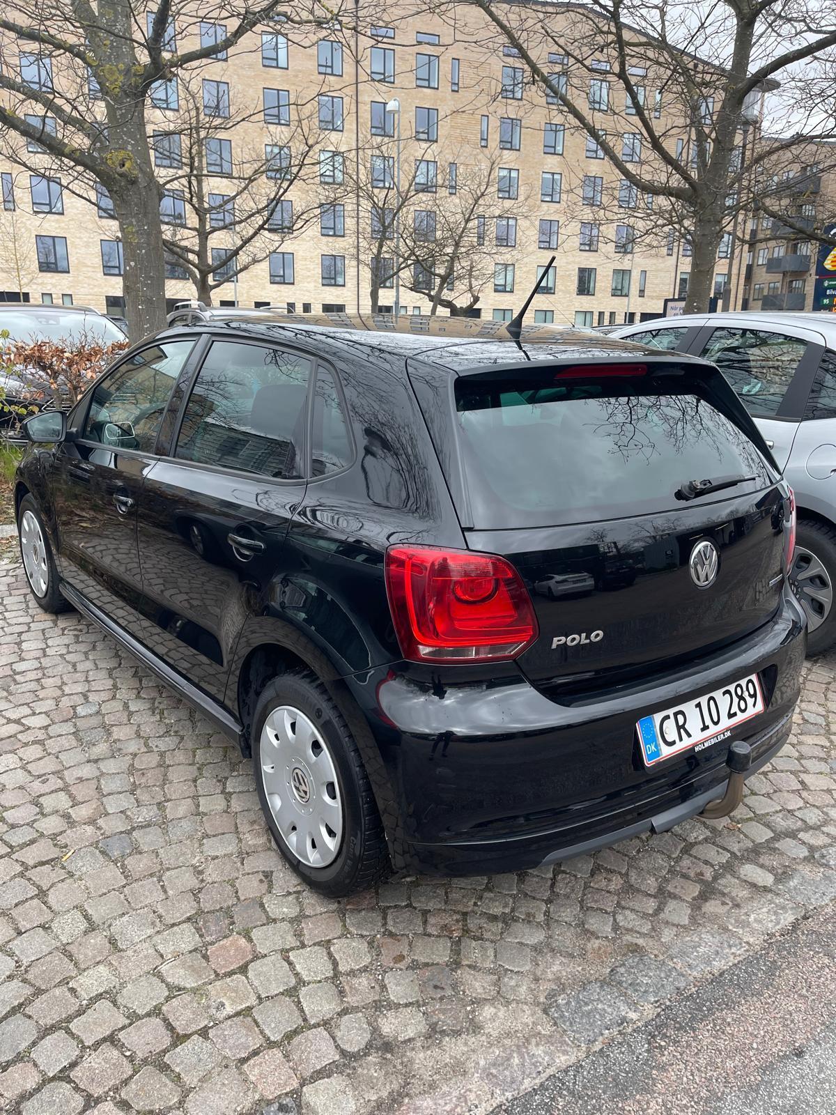 Sort VW Polo fra 2014