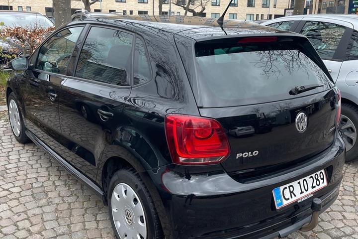 Sort VW Polo fra 2014