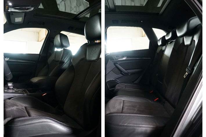 Grå Audi SQ5 fra 2018