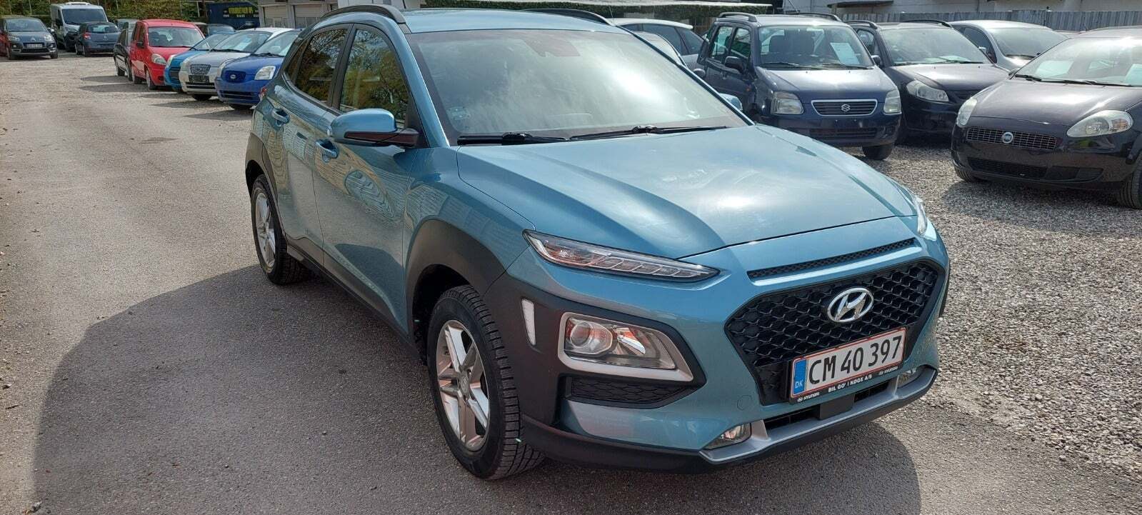 Turquoise Hyundai Kona fra 2018