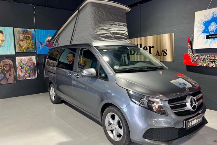 Grå Mercedes V250 d fra 2019