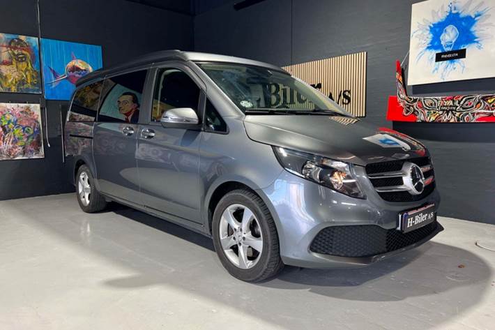 Grå Mercedes V250 d fra 2019