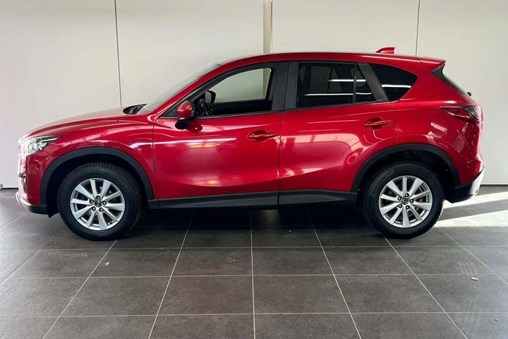 Rød Mazda CX-5 fra 2013 set udefra