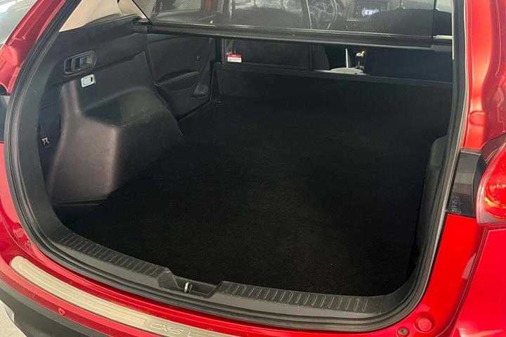 Rød Mazda CX-5 fra 2013 set udefra