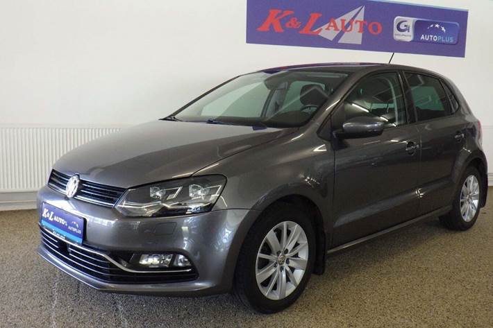 Grå VW Polo fra 2016