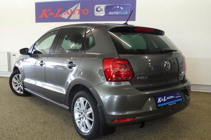 Grå VW Polo fra 2016