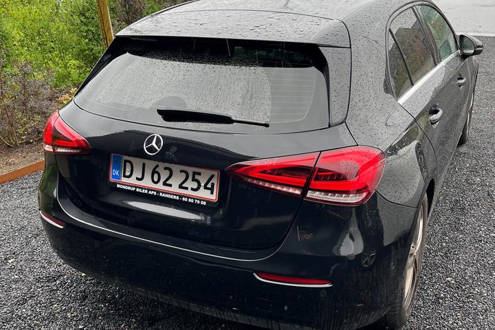 Sort Mercedes A-Klasse fra 2018
