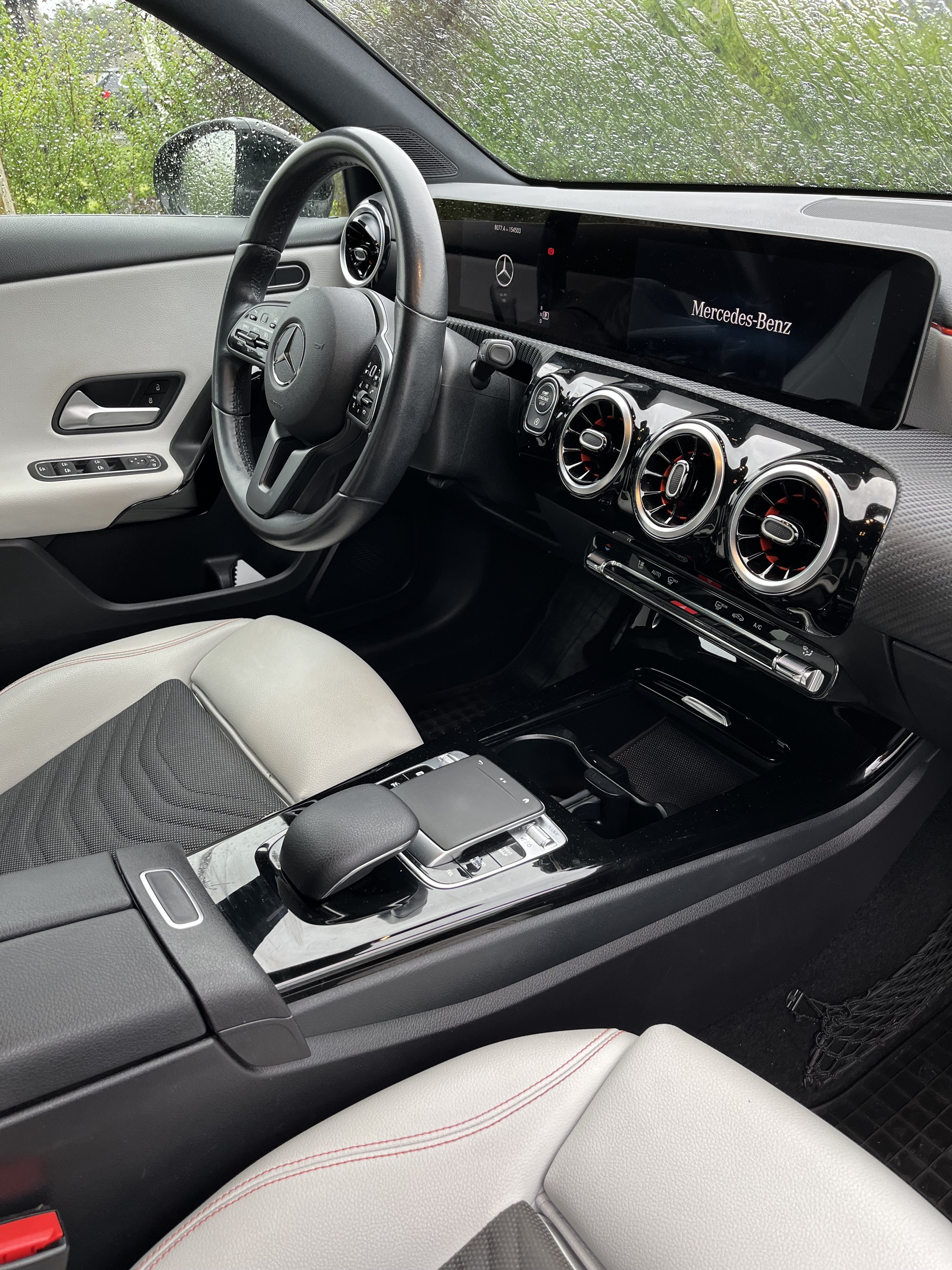 Sort Mercedes A-Klasse fra 2018