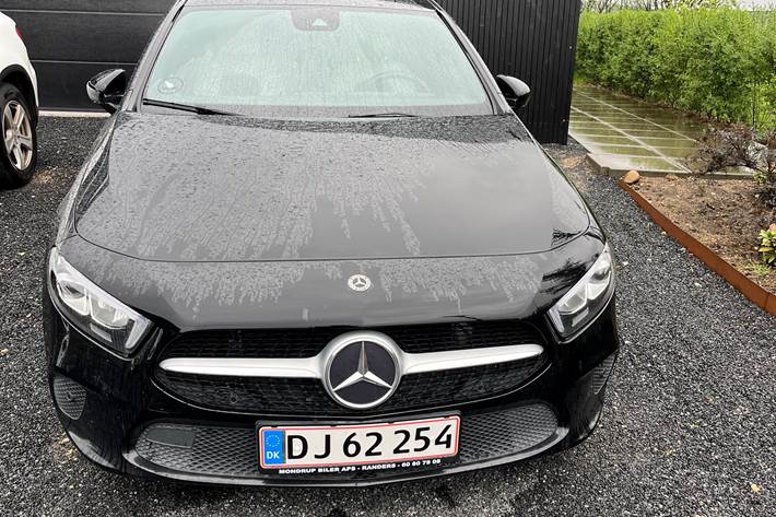Sort Mercedes A-Klasse fra 2018