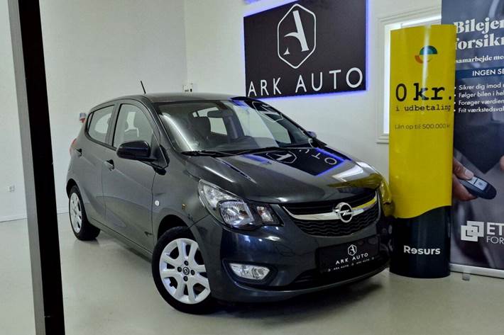 Grå Opel Karl fra 2017