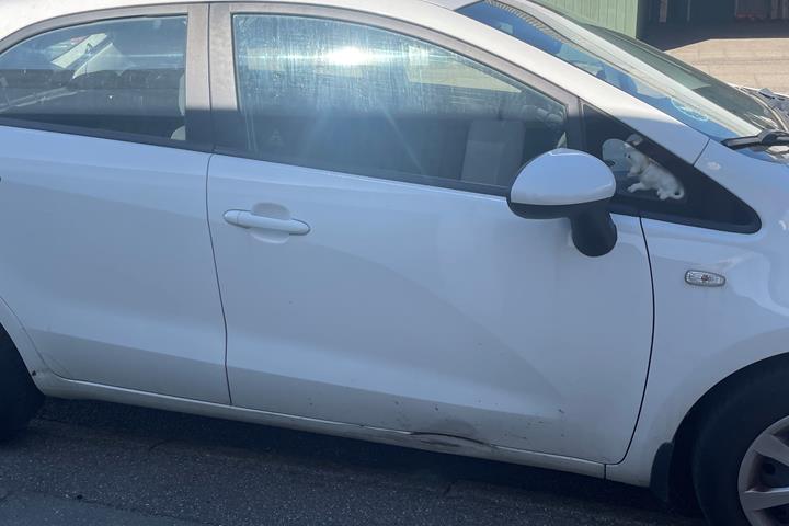 Hvid Kia Rio fra 2016