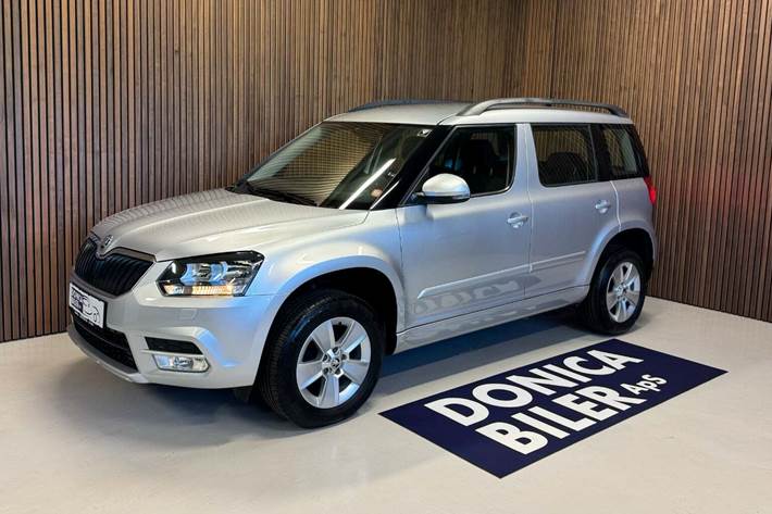 Sølv Skoda Yeti fra 2014