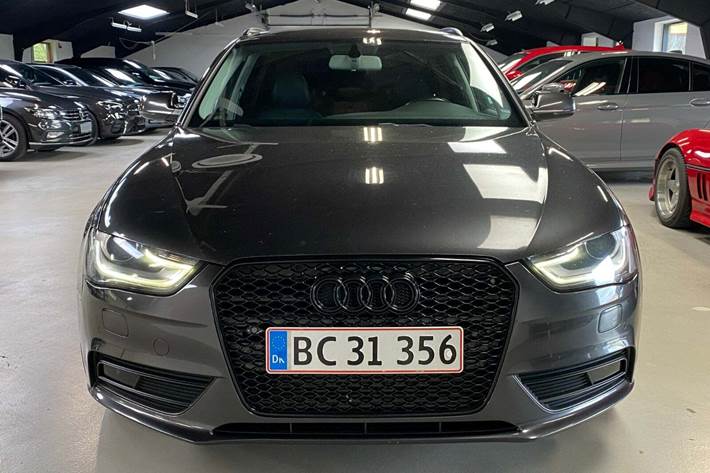 Sort Audi A4 fra 2012