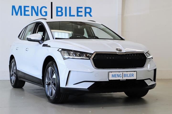 Hvid Skoda Enyaq iV fra 2022