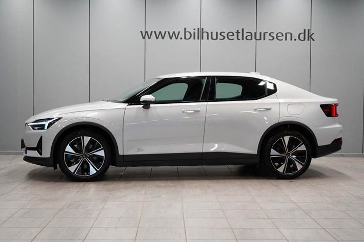 Hvid Polestar 2 fra 2023