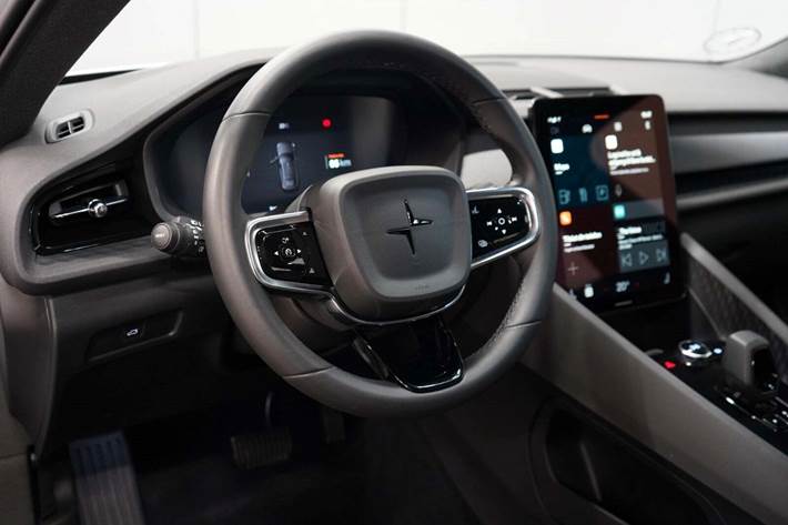 Hvid Polestar 2 fra 2023