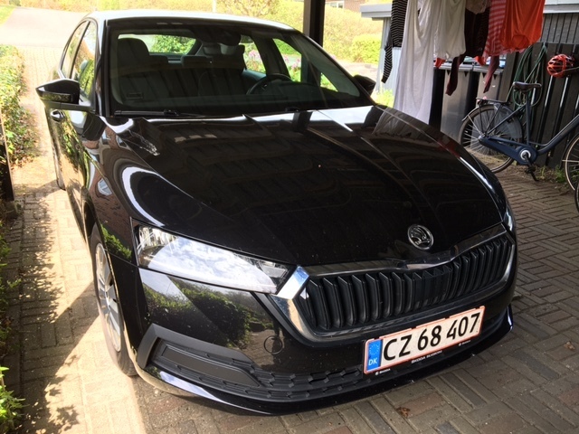Sort Skoda Octavia fra 2021