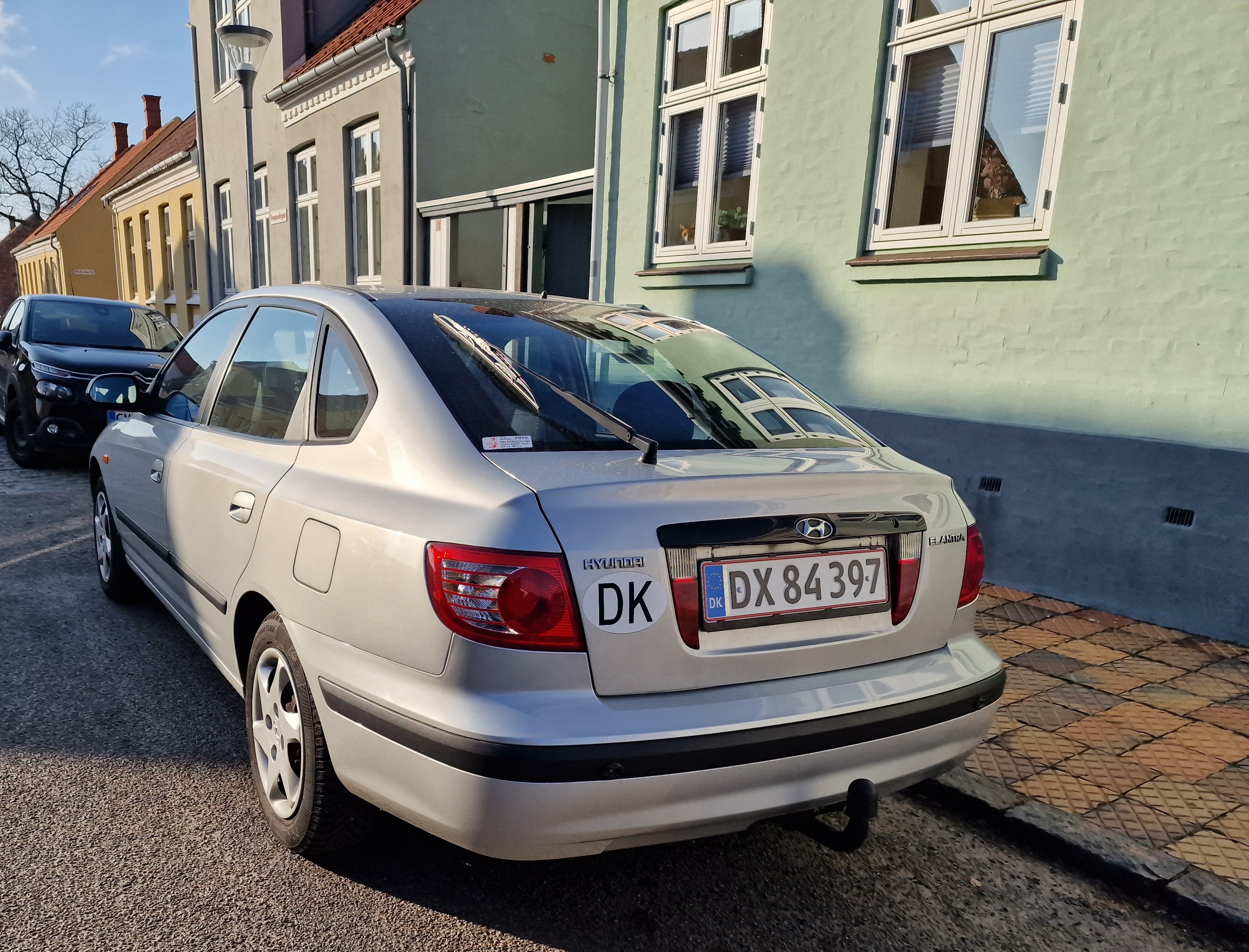 Grå Hyundai Elantra fra 2006