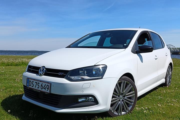 Hvid VW Polo fra 2016