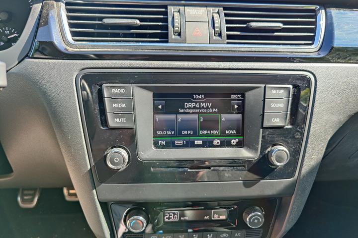 Hvid Skoda Rapid fra 2016