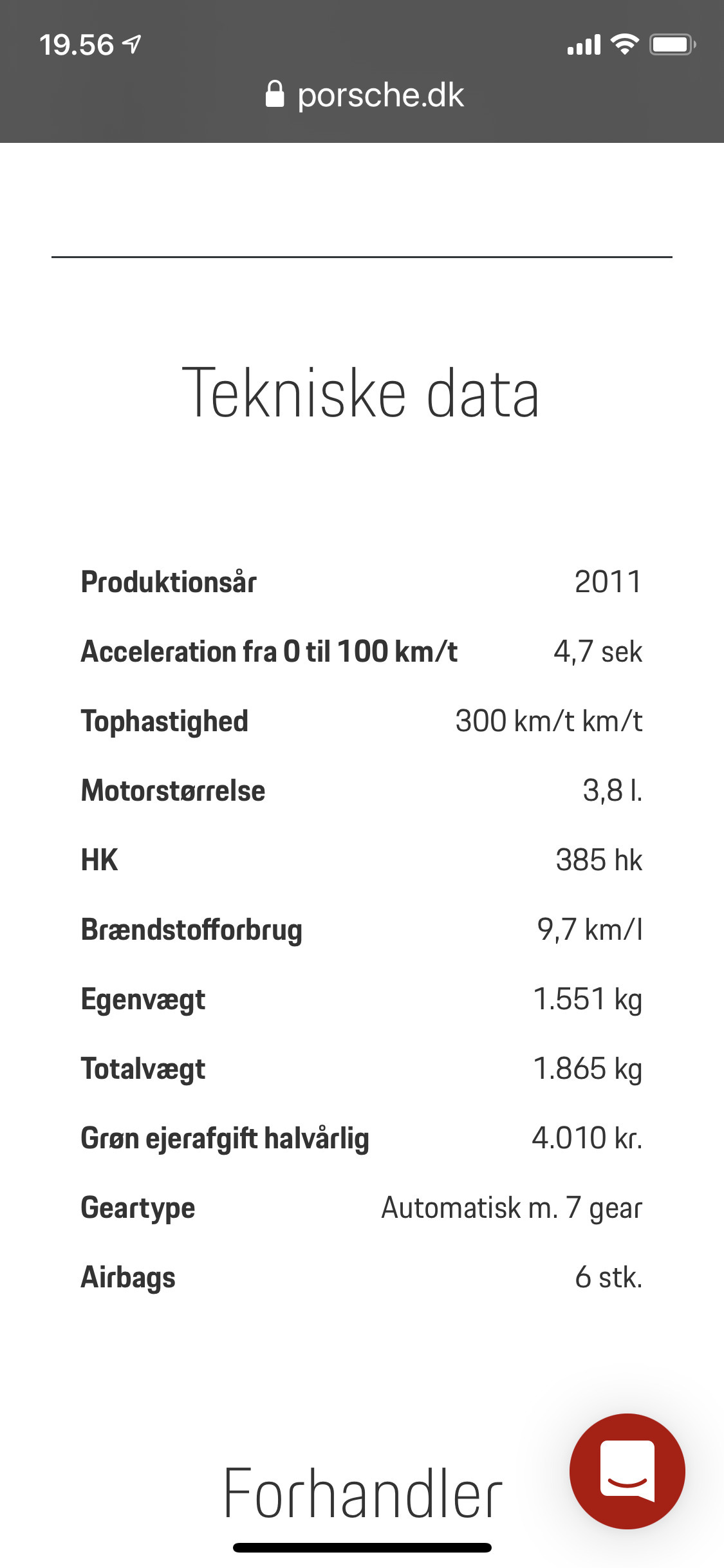 Porsche 911 Carrera 2S 3,8