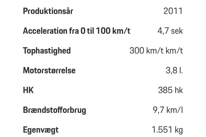 undefined Porsche 911 Carrera 2S fra 2011
