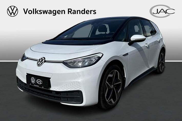 Hvid VW ID.3 fra 2021