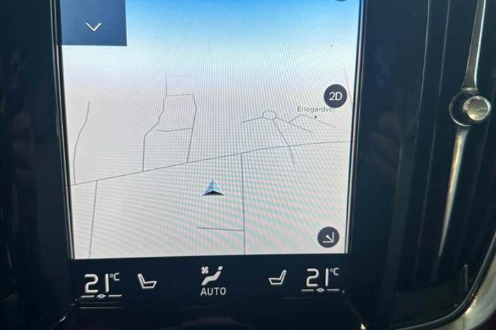 Grå Volvo S90 fra 2017