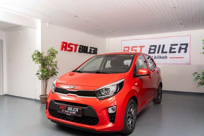 Rød Kia Picanto fra 2019