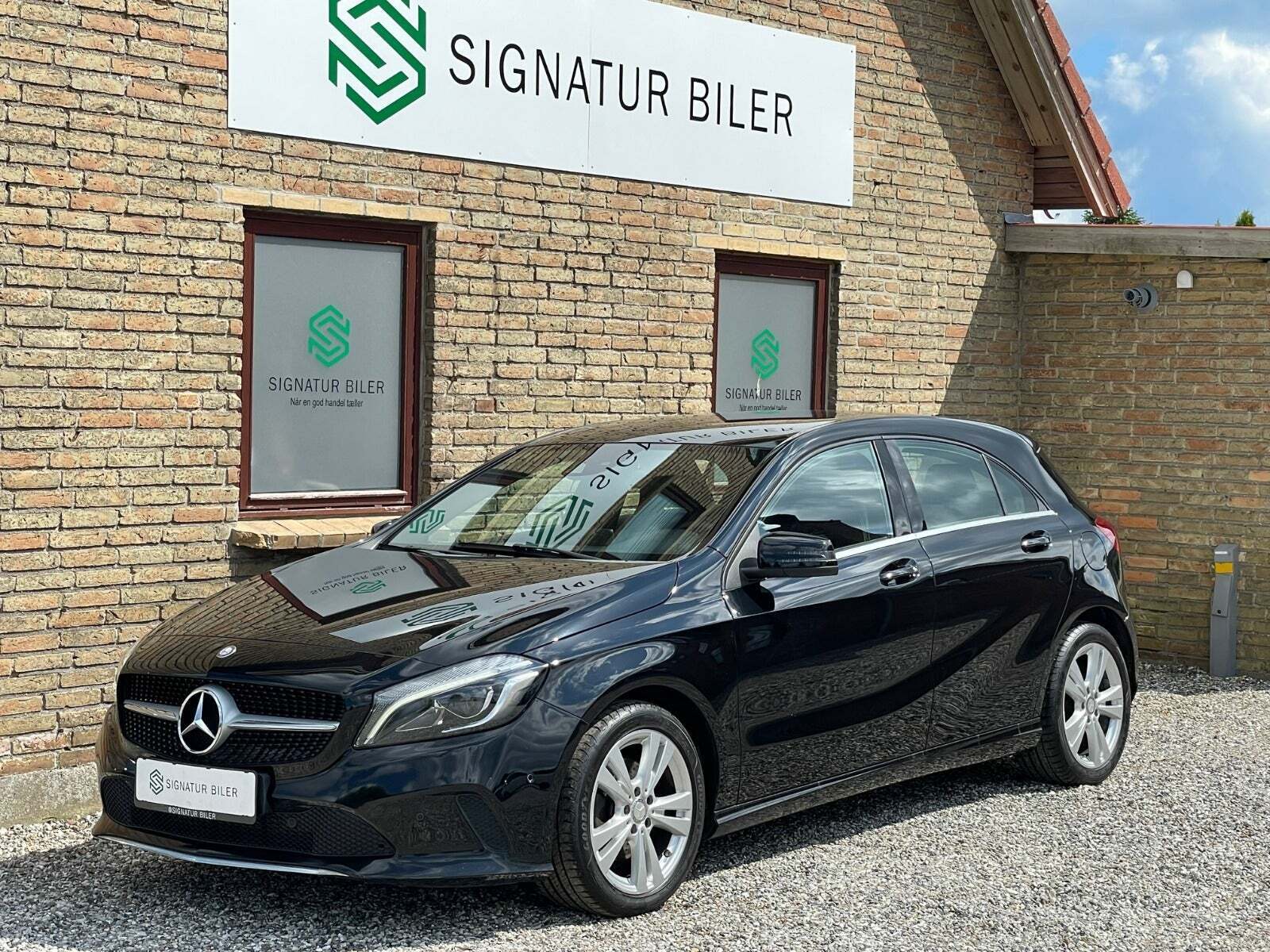 Sort Mercedes A200 d fra 2017
