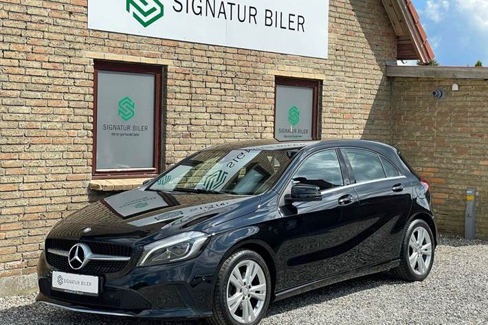 Sort Mercedes A200 d fra 2017