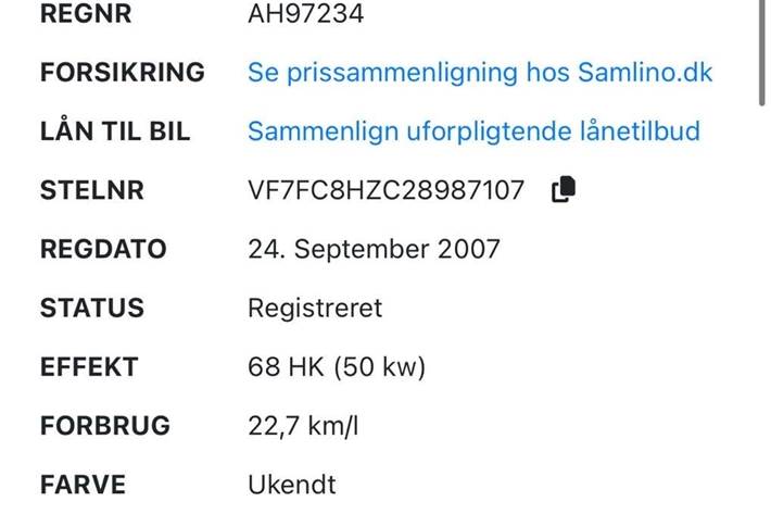 undefined Citroën C3 fra 2007